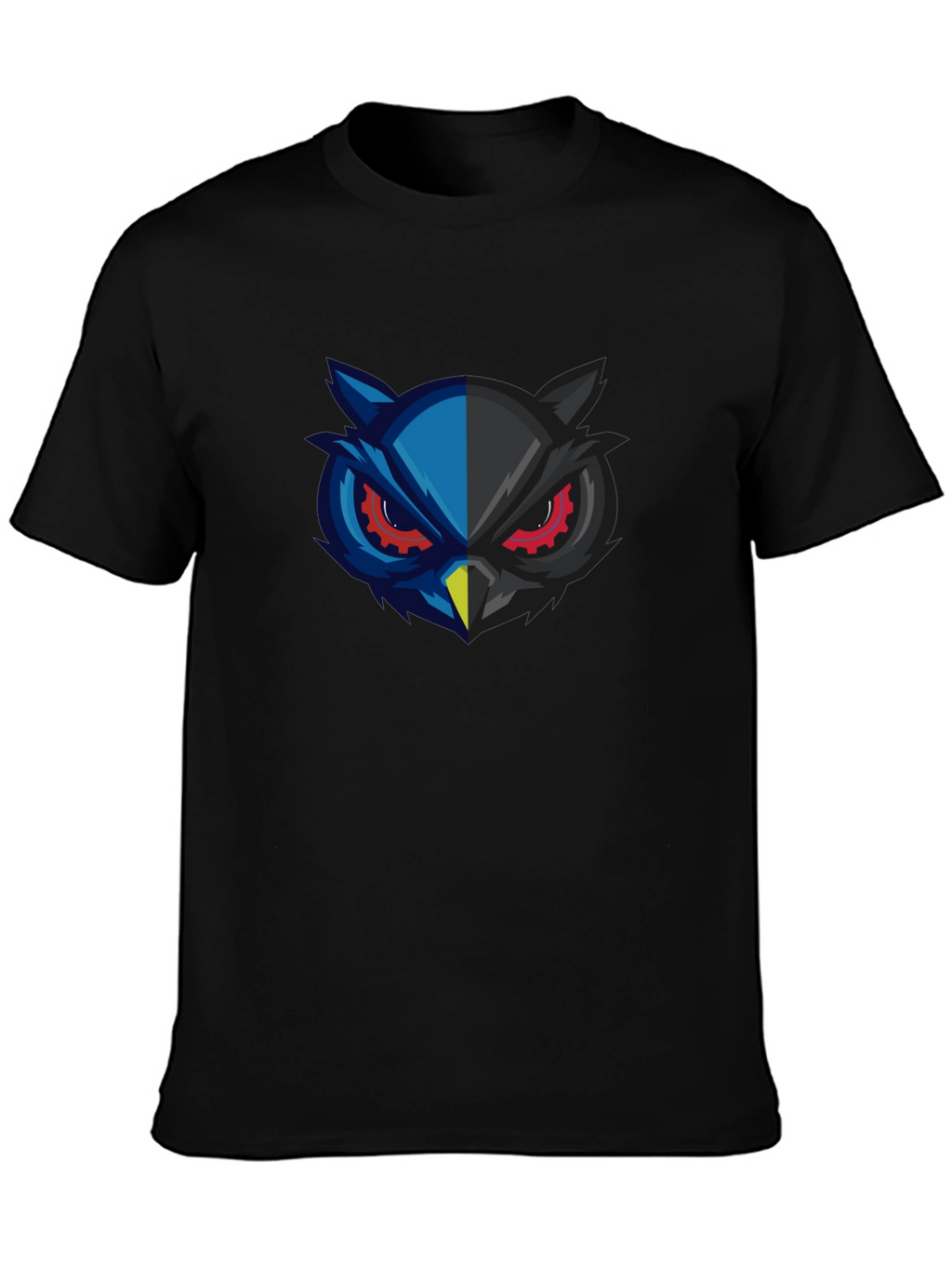 Owl Graphic Black T-Shirt