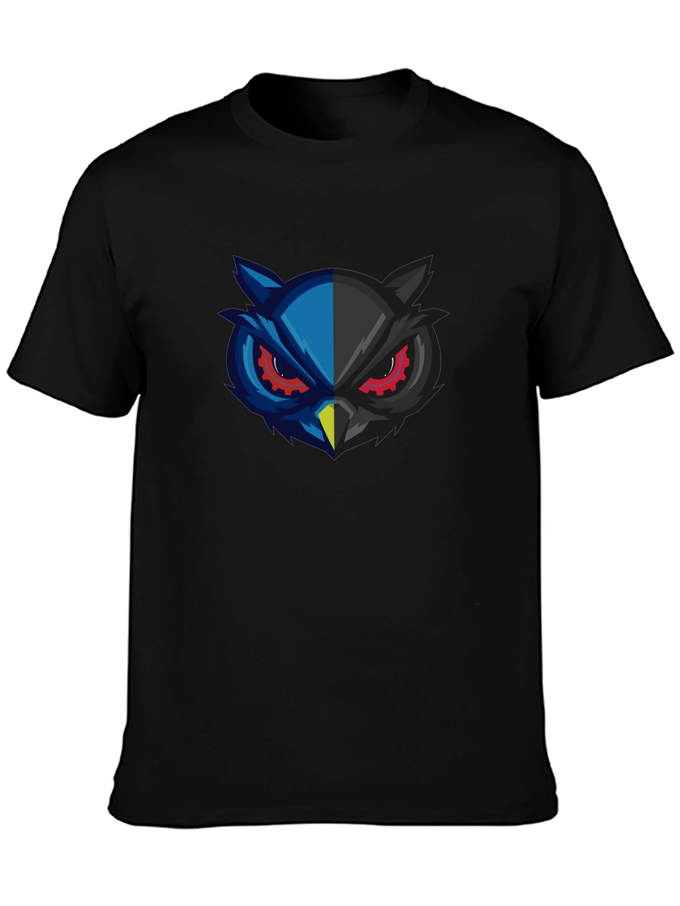 Owl Graphic Black T-Shirt