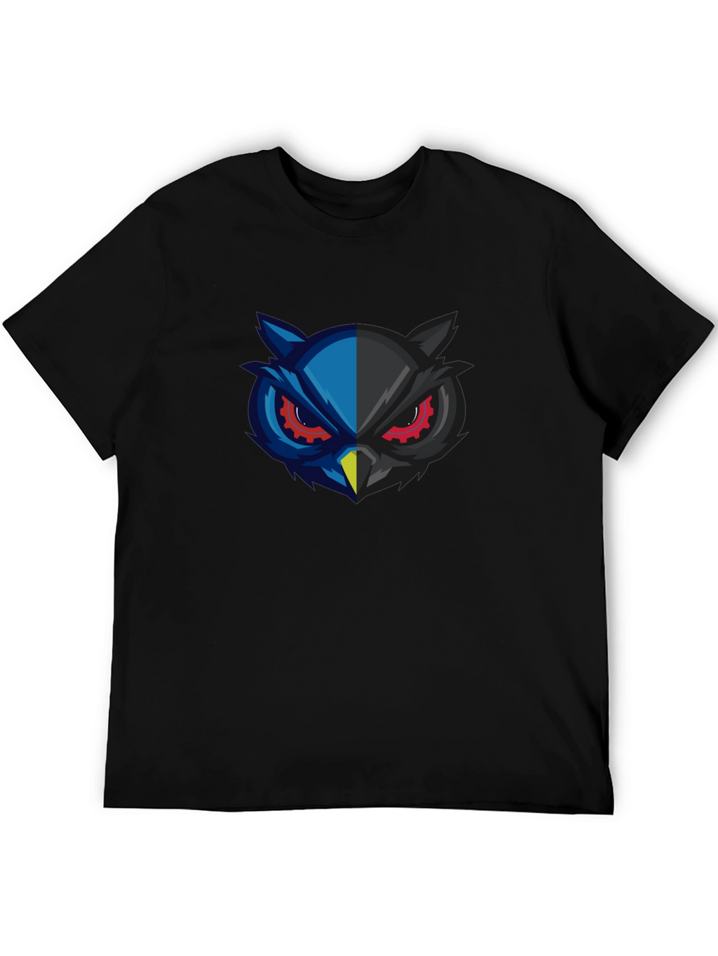 Owl Graphic Black T-Shirt