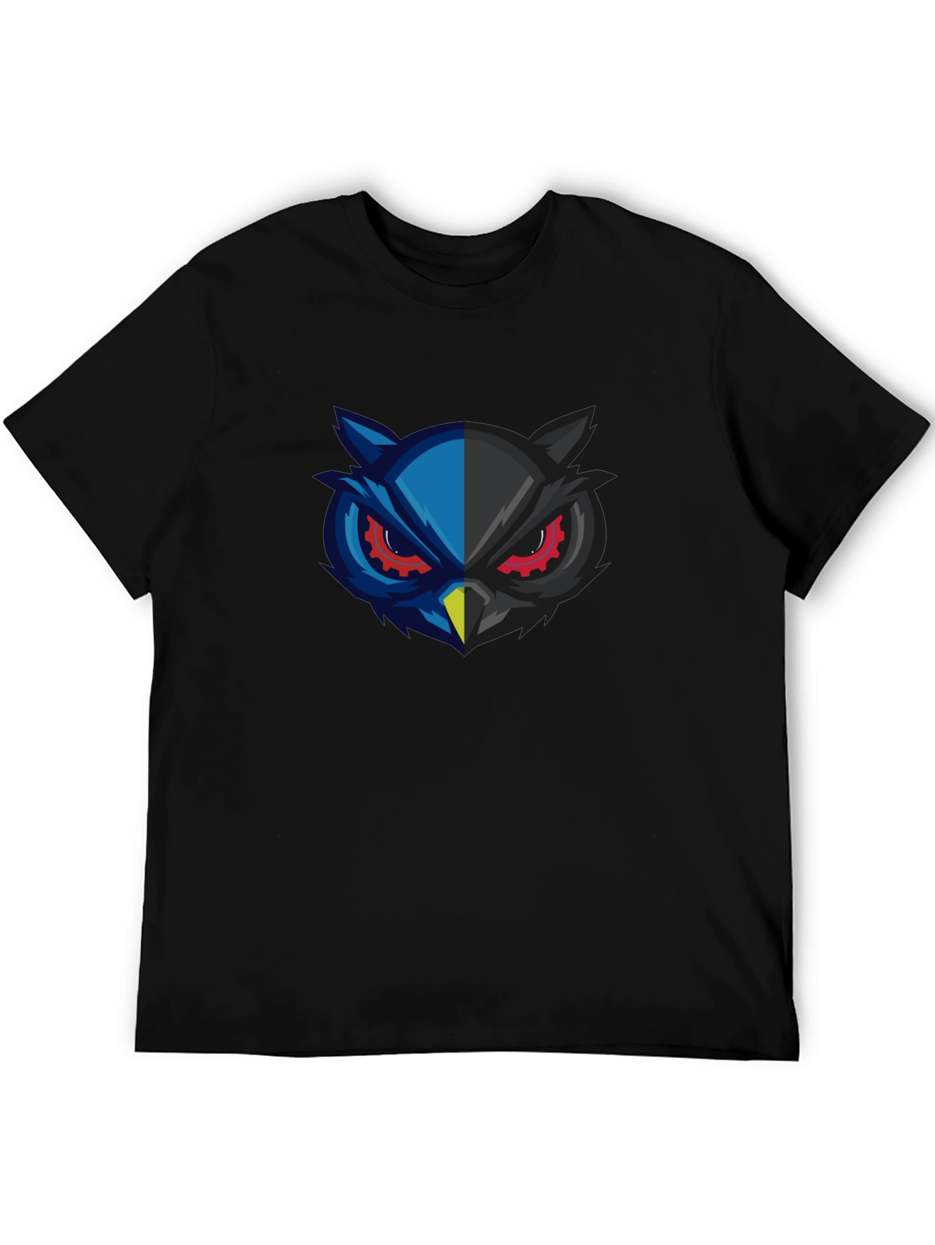 Owl Graphic Black T-Shirt