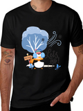 Winter Penguin T-Shirt - Lets Go!