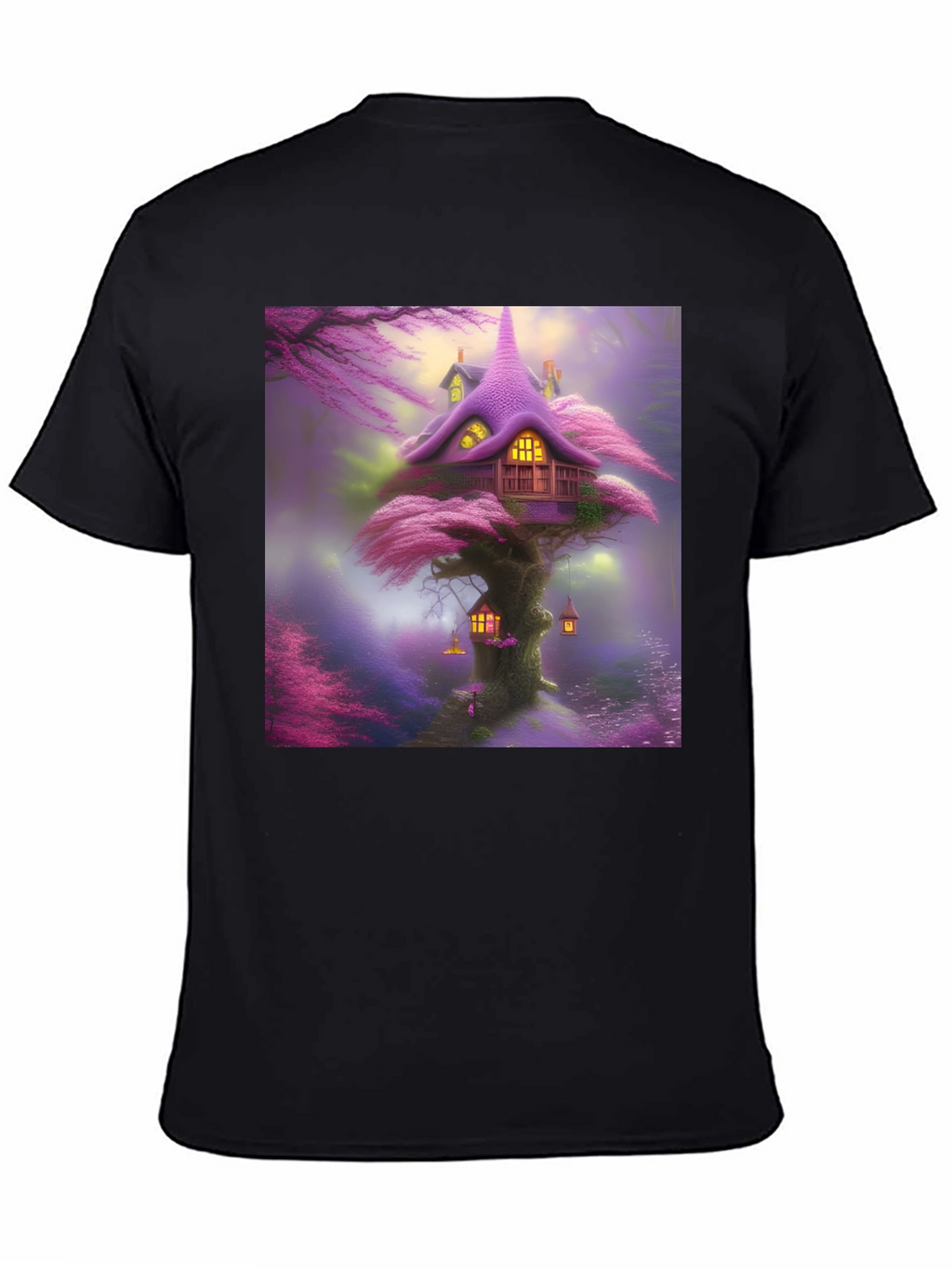 Whimsical Treehouse Graphic Tee