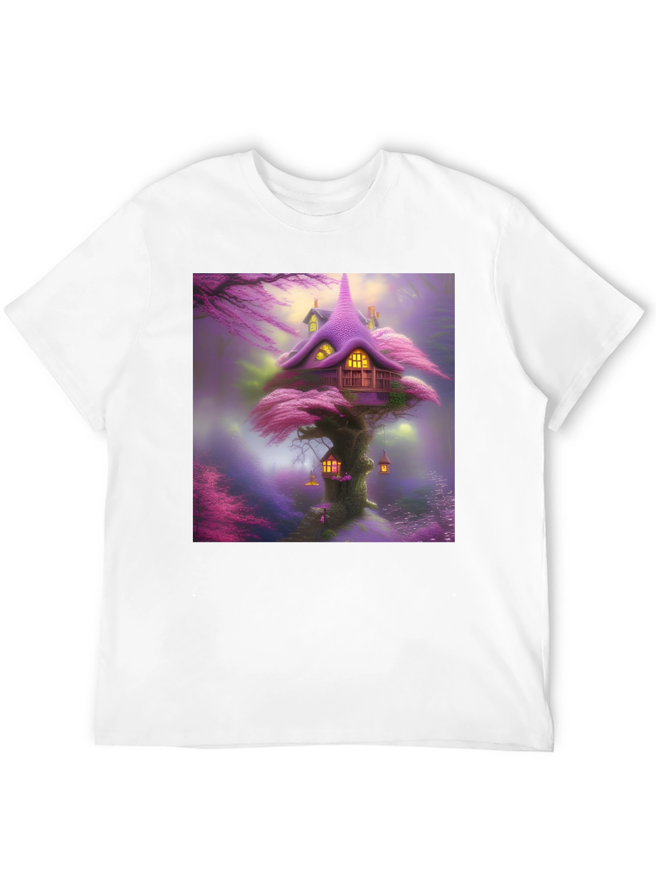 Whimsical Treehouse Graphic Tee
