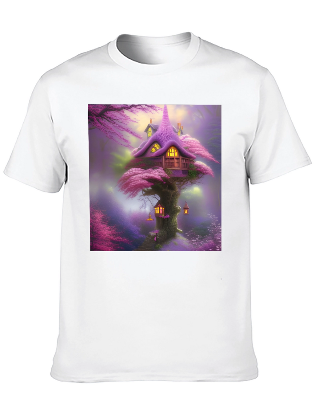 Whimsical Treehouse Graphic Tee