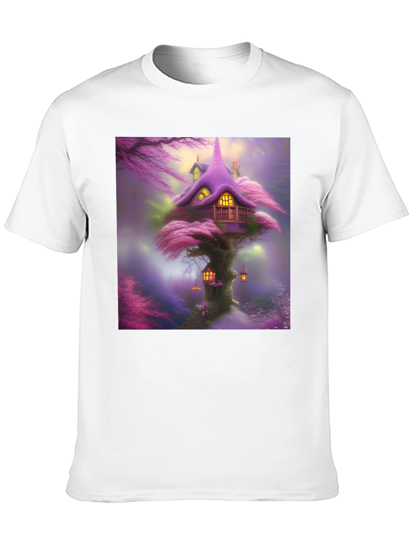 Whimsical Treehouse Graphic Tee