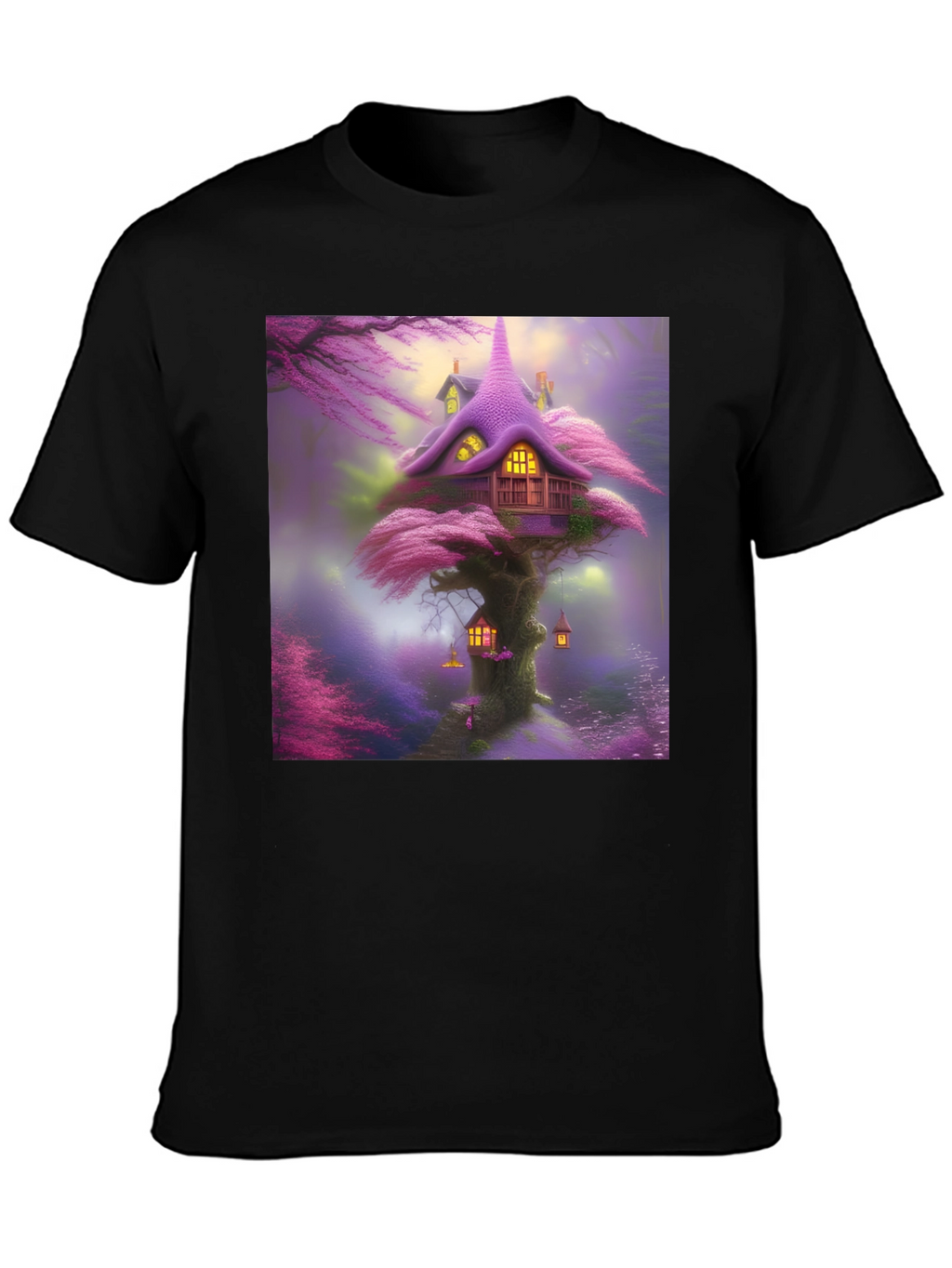 Whimsical Treehouse Graphic Tee