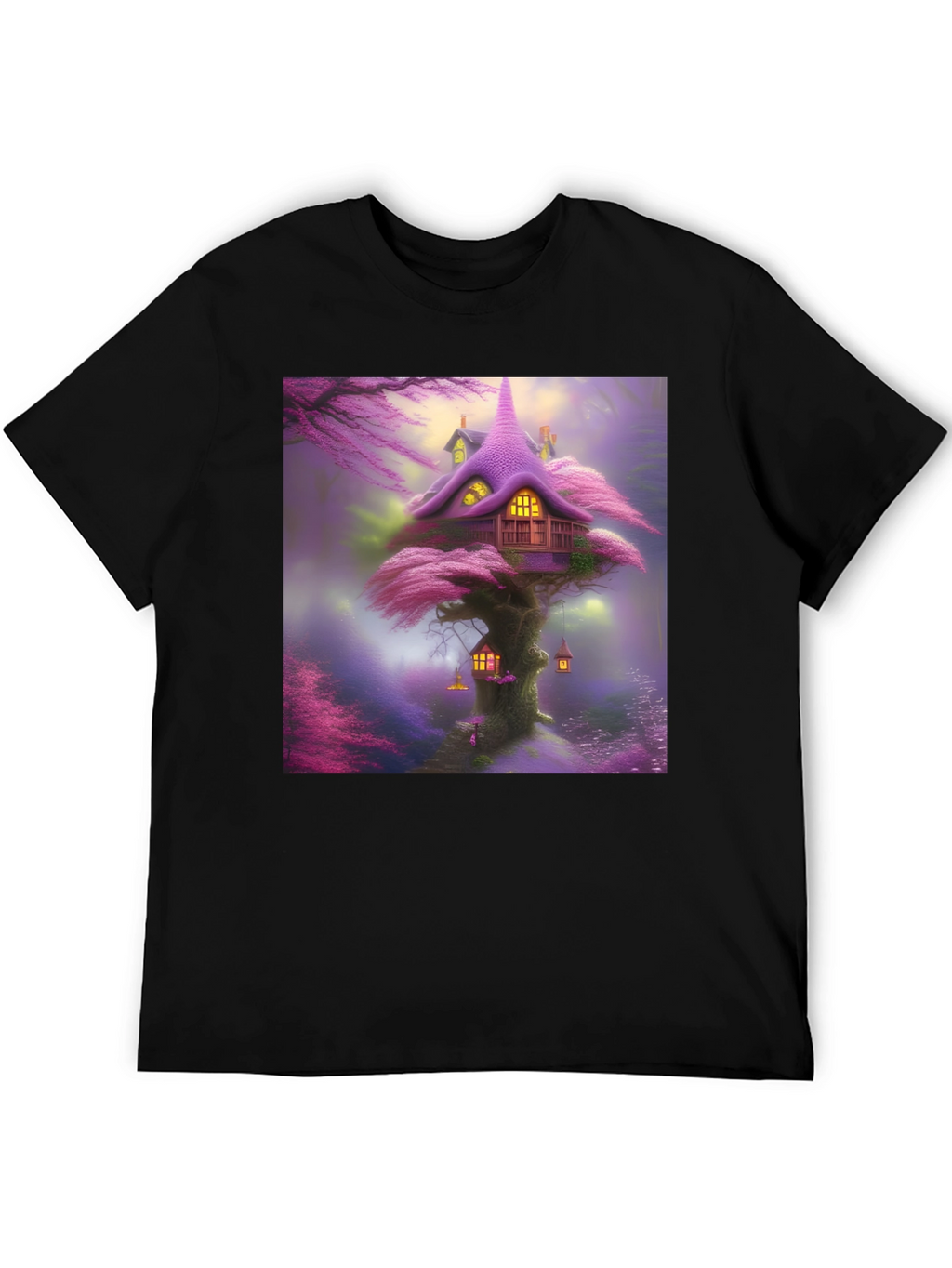 Whimsical Treehouse Graphic Tee
