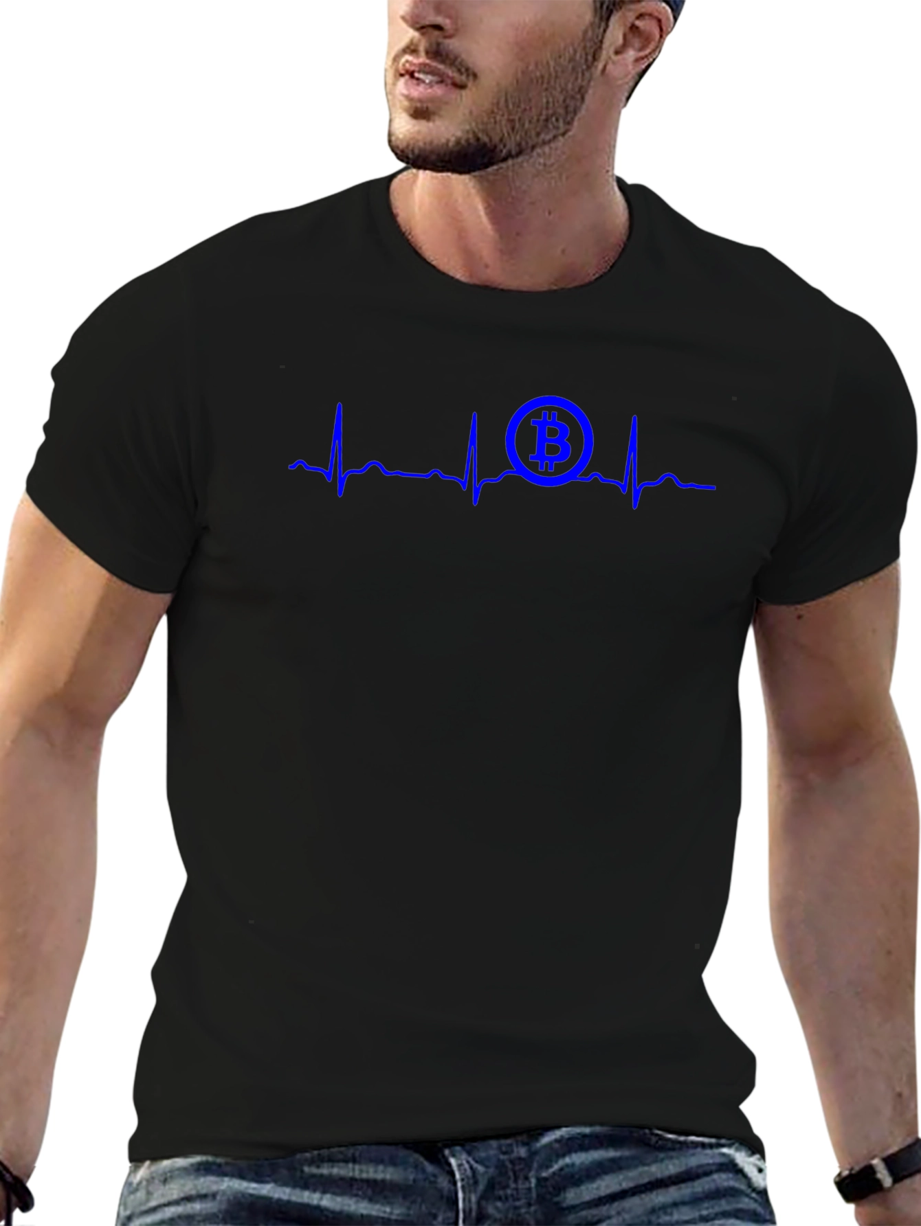 Bitcoin Heartbeat T-Shirt - Crypto Currency Tee