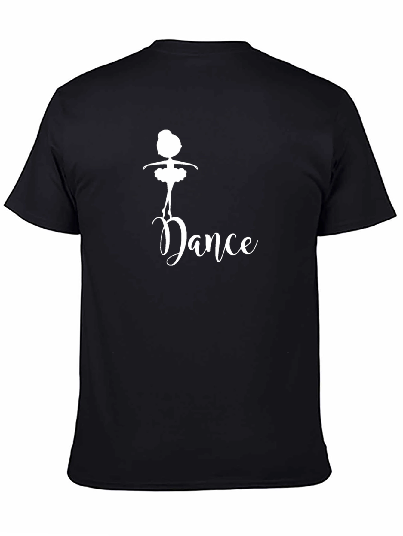 Dance Ballerina Black Graphic Tee