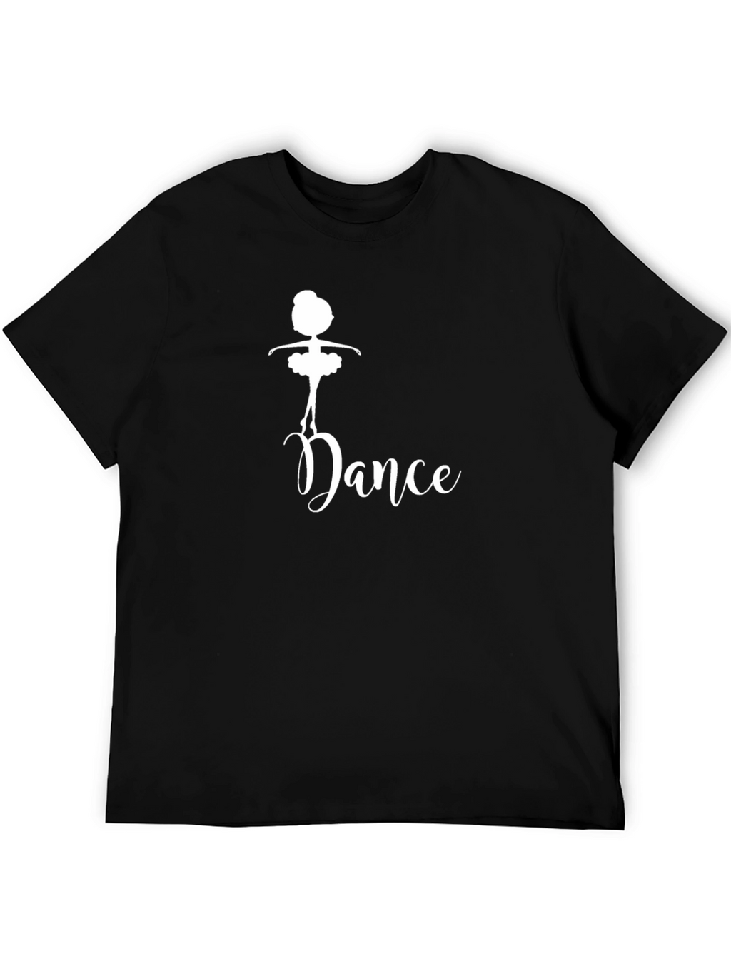 Dance Ballerina Black Graphic Tee