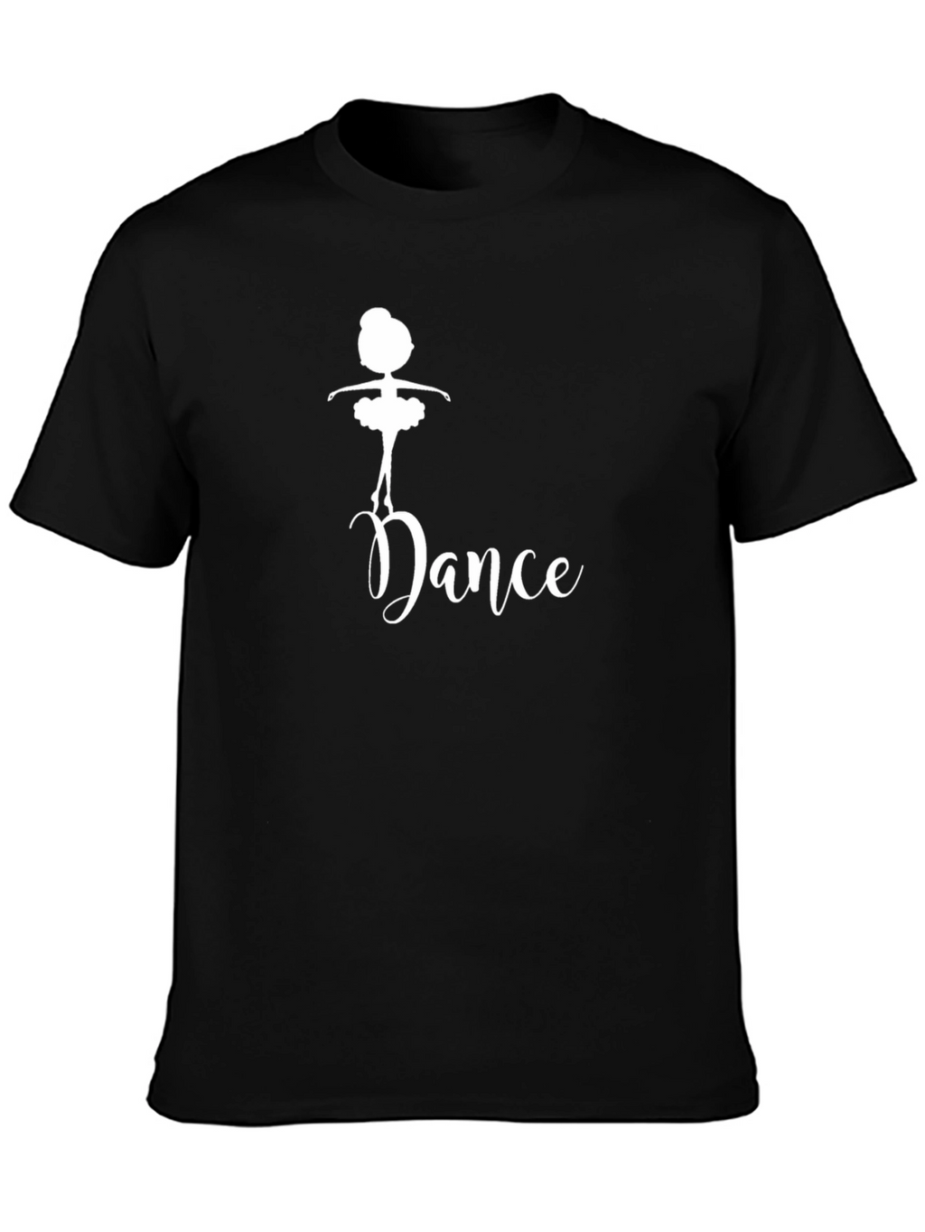 Dance Ballerina Black Graphic Tee