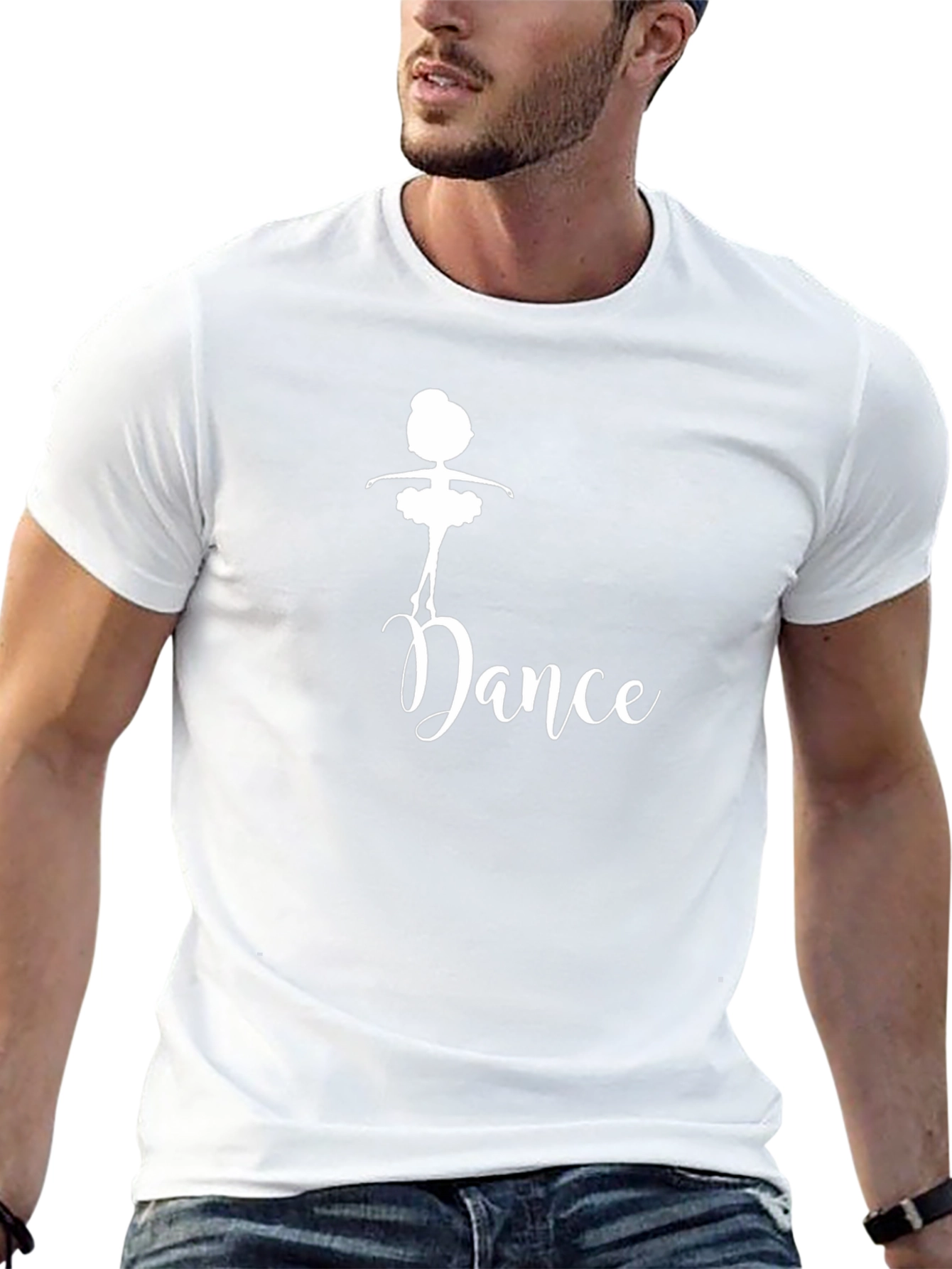 Dance Ballerina Black Graphic Tee
