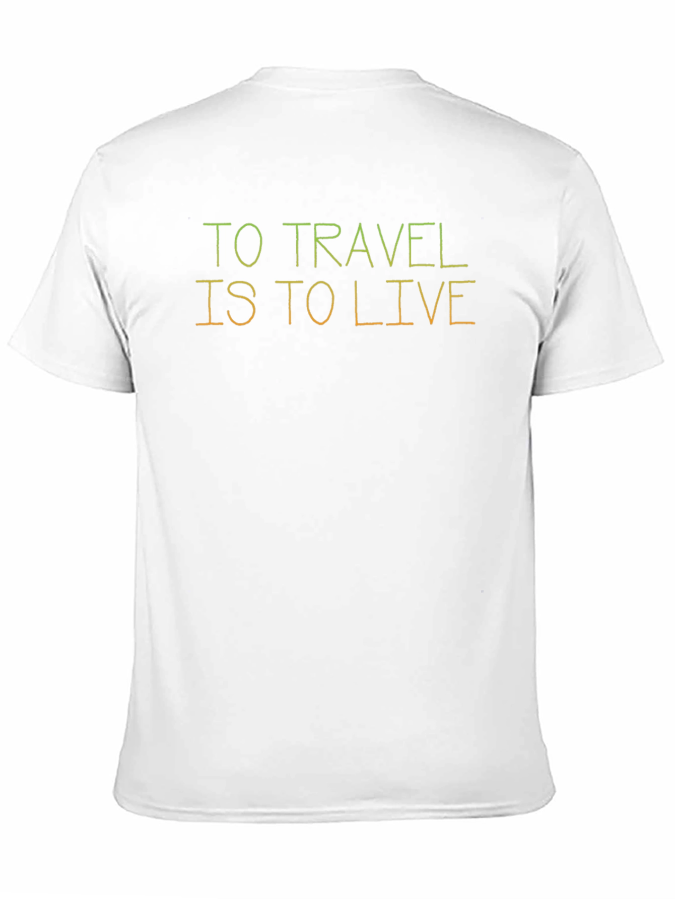Travel is to Live Graphic T-Shirt