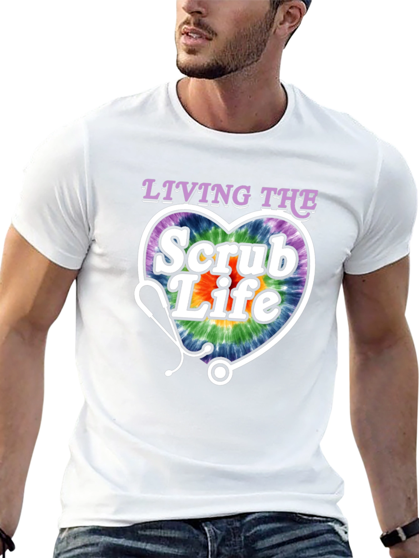 Living The Scrub Life Graphic Tee