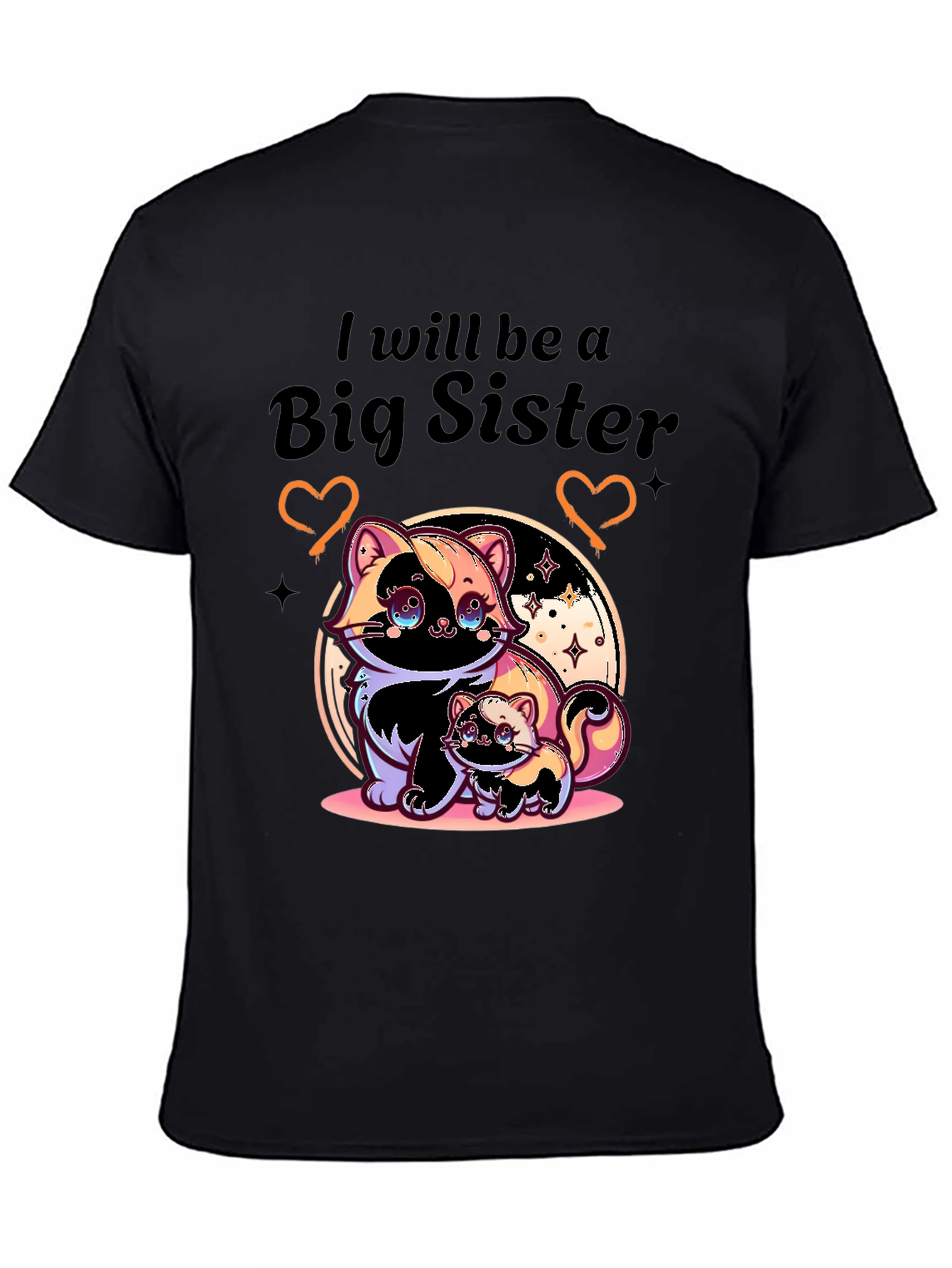 Big Sister T-Shirt with Cute Skunk Design