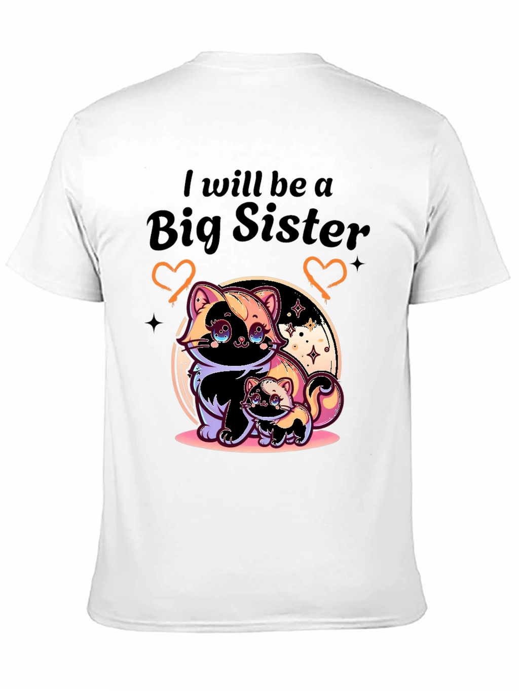 Big Sister T-Shirt with Cute Skunk Design