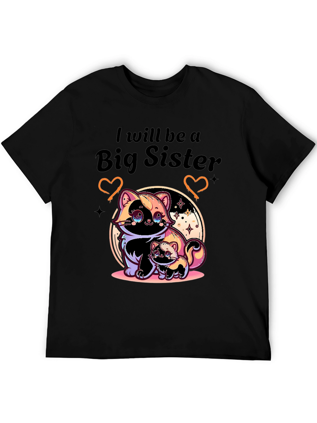 Big Sister T-Shirt with Cute Skunk Design