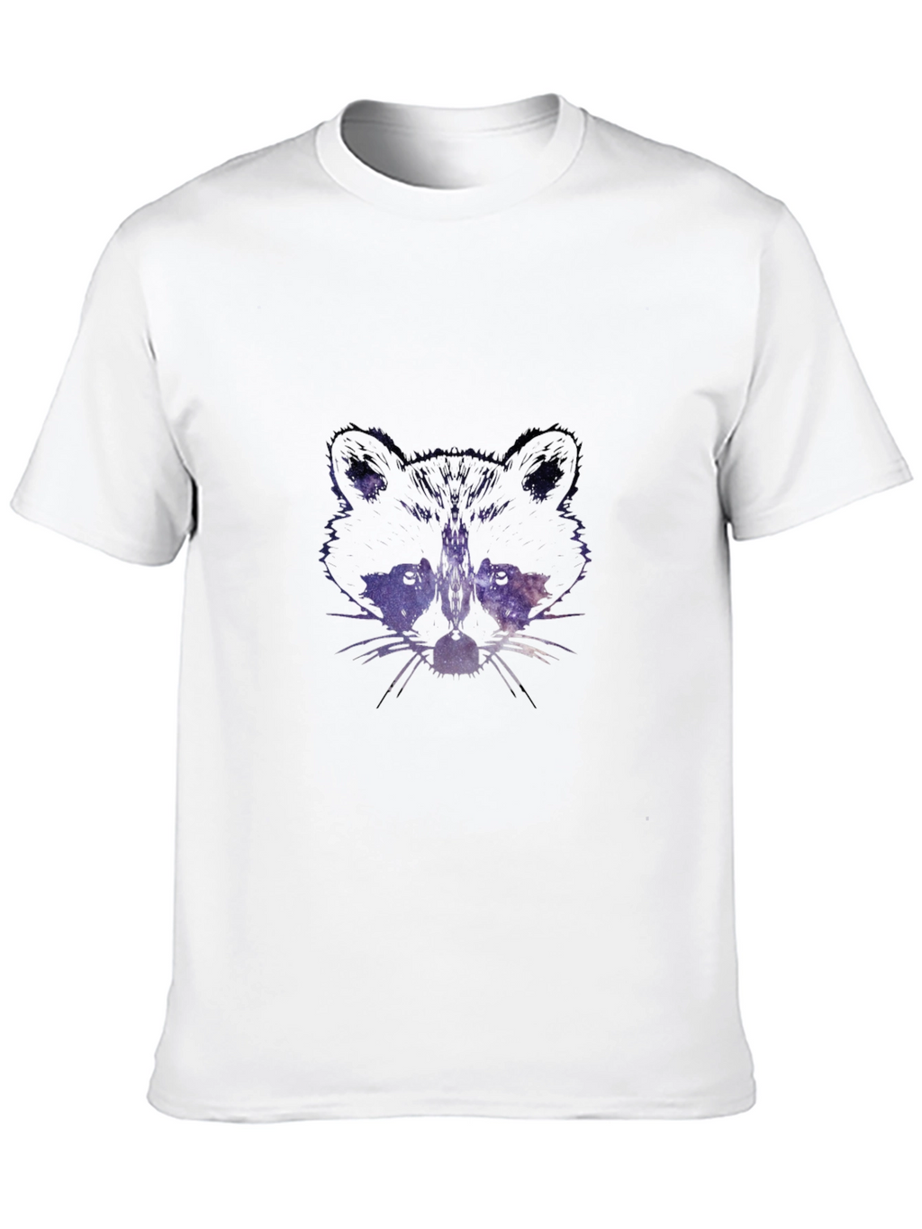 Galaxy Raccoon Graphic Tee - Black T-Shirt