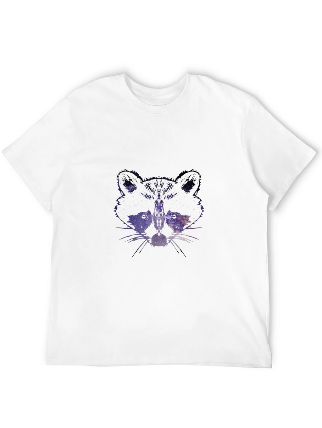 Galaxy Raccoon Graphic Tee - Black T-Shirt