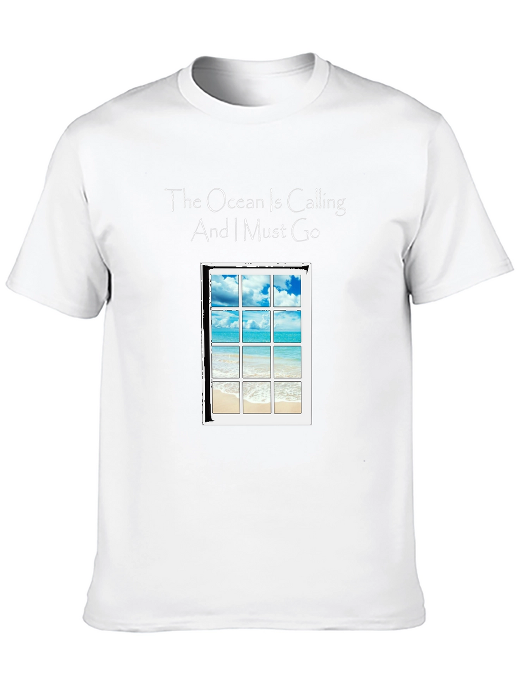 Ocean Calling Tee - Black Graphic T-Shirt