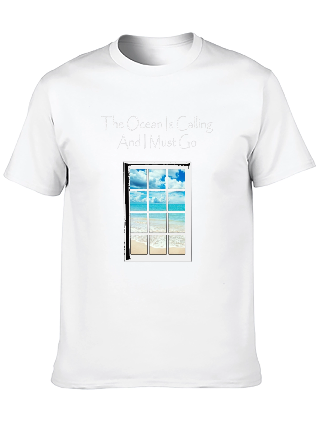 Ocean Calling Tee - Black Graphic T-Shirt