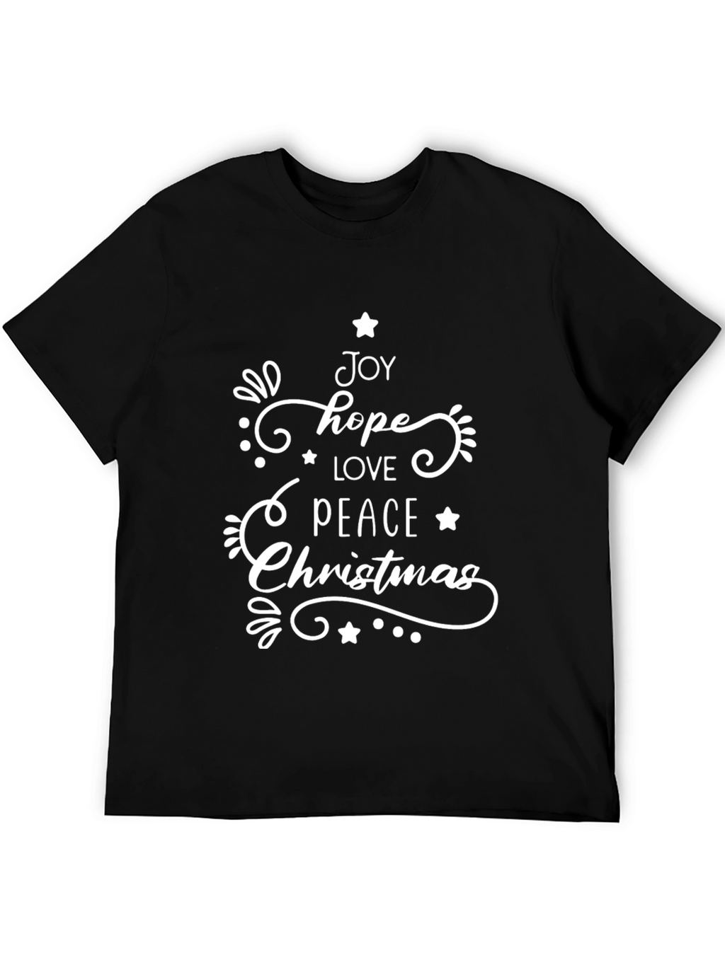 Festive Christmas Word Art T-Shirt