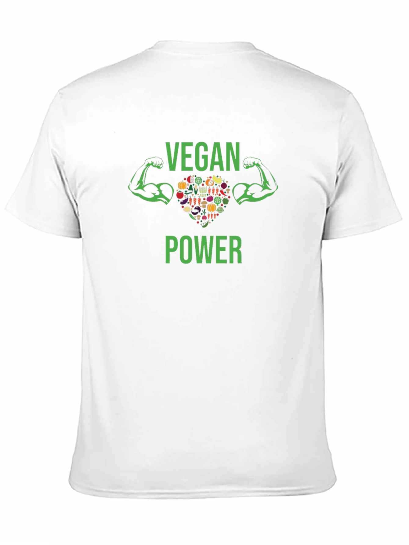 Vegan Power T-Shirt - Plant Based Muscle Tee