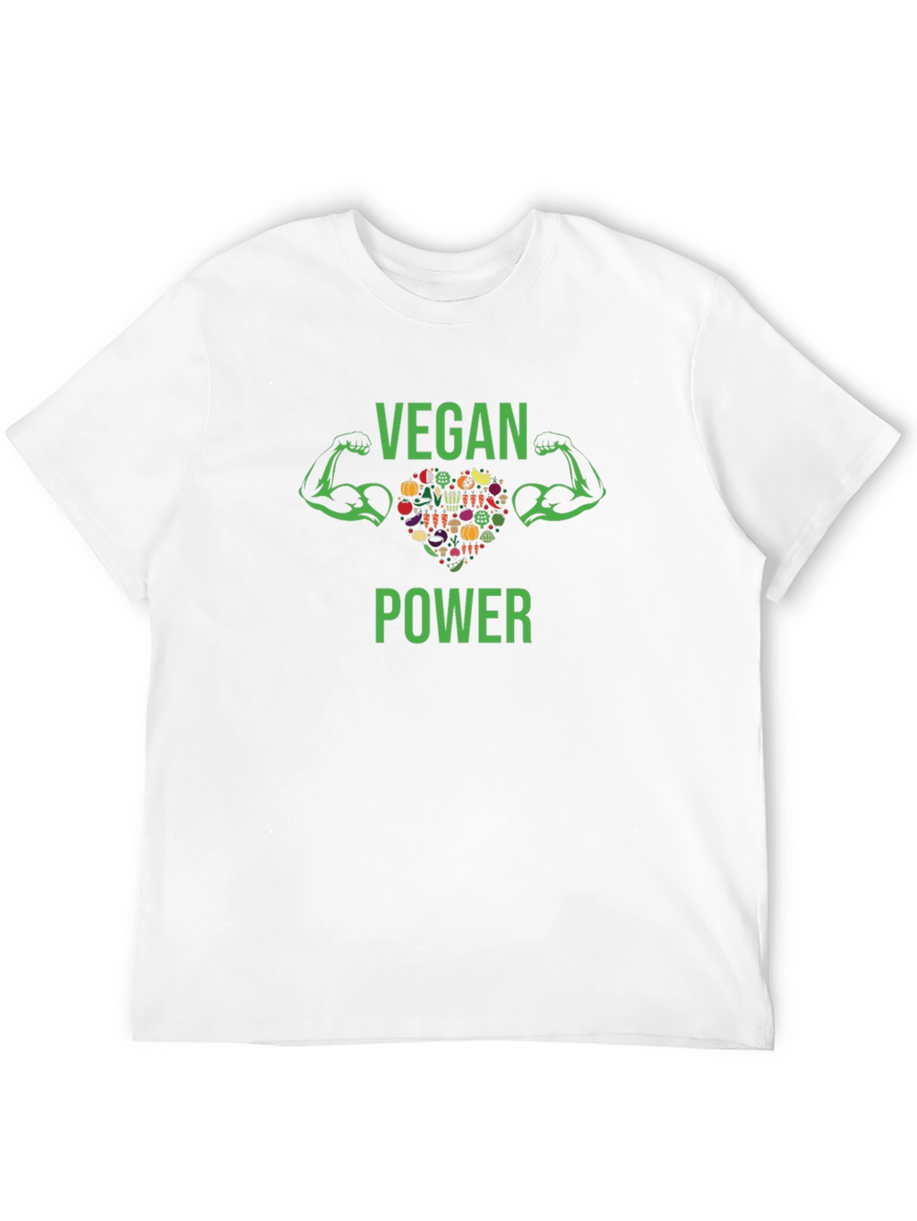 Vegan Power T-Shirt - Plant Based Muscle Tee