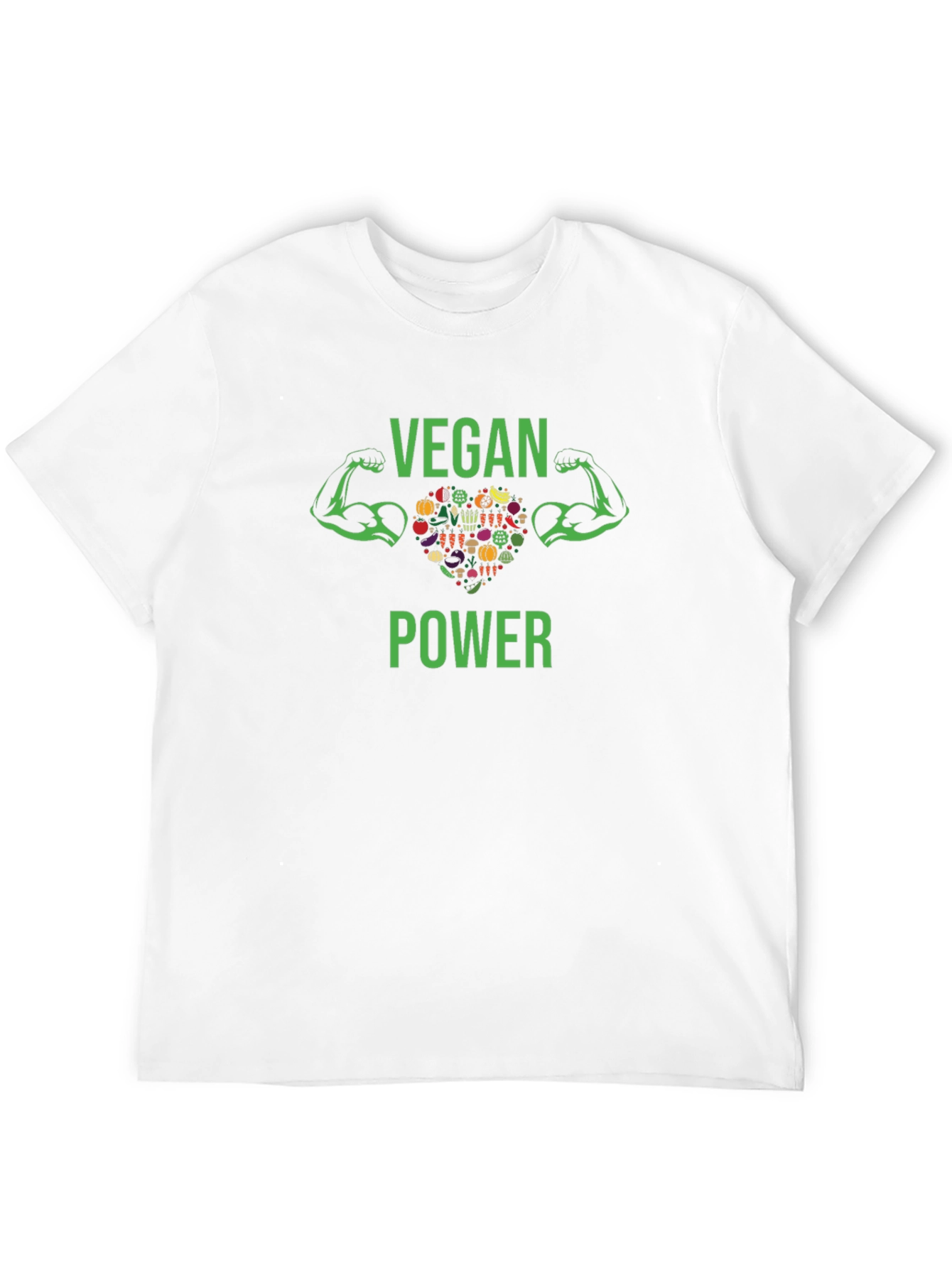 Vegan Power T-Shirt - Plant Based Muscle Tee