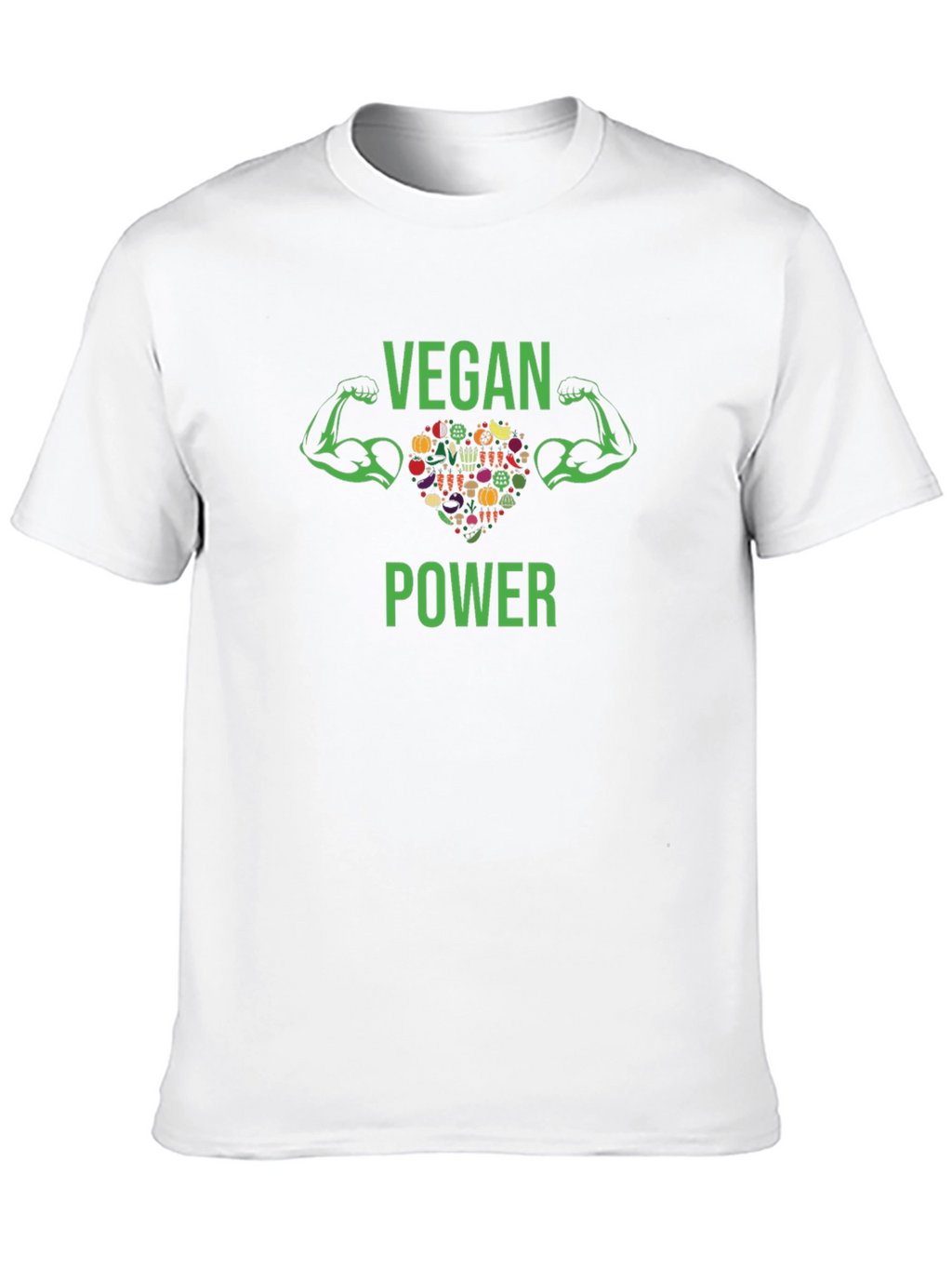 Vegan Power T-Shirt - Plant Based Muscle Tee