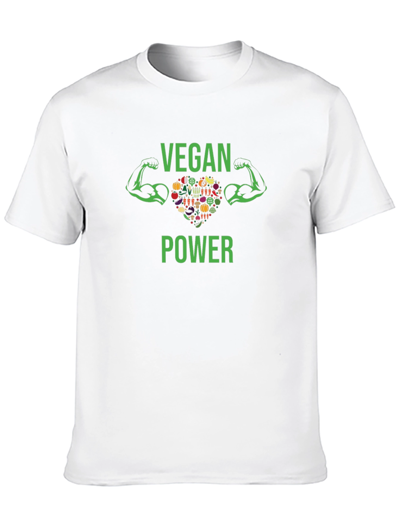 Vegan Power T-Shirt - Plant Based Muscle Tee