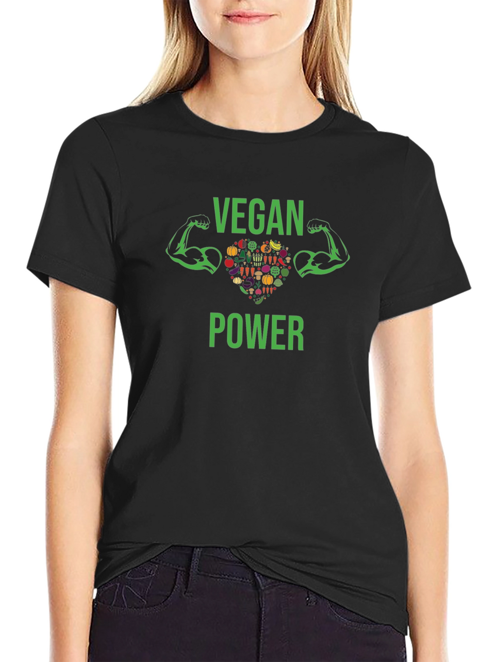 Vegan Power T-Shirt - Plant Based Muscle Tee