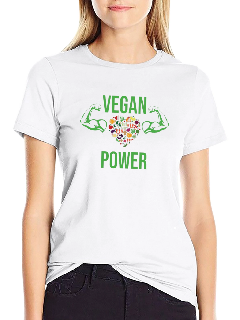 Vegan Power T-Shirt - Plant Based Muscle Tee