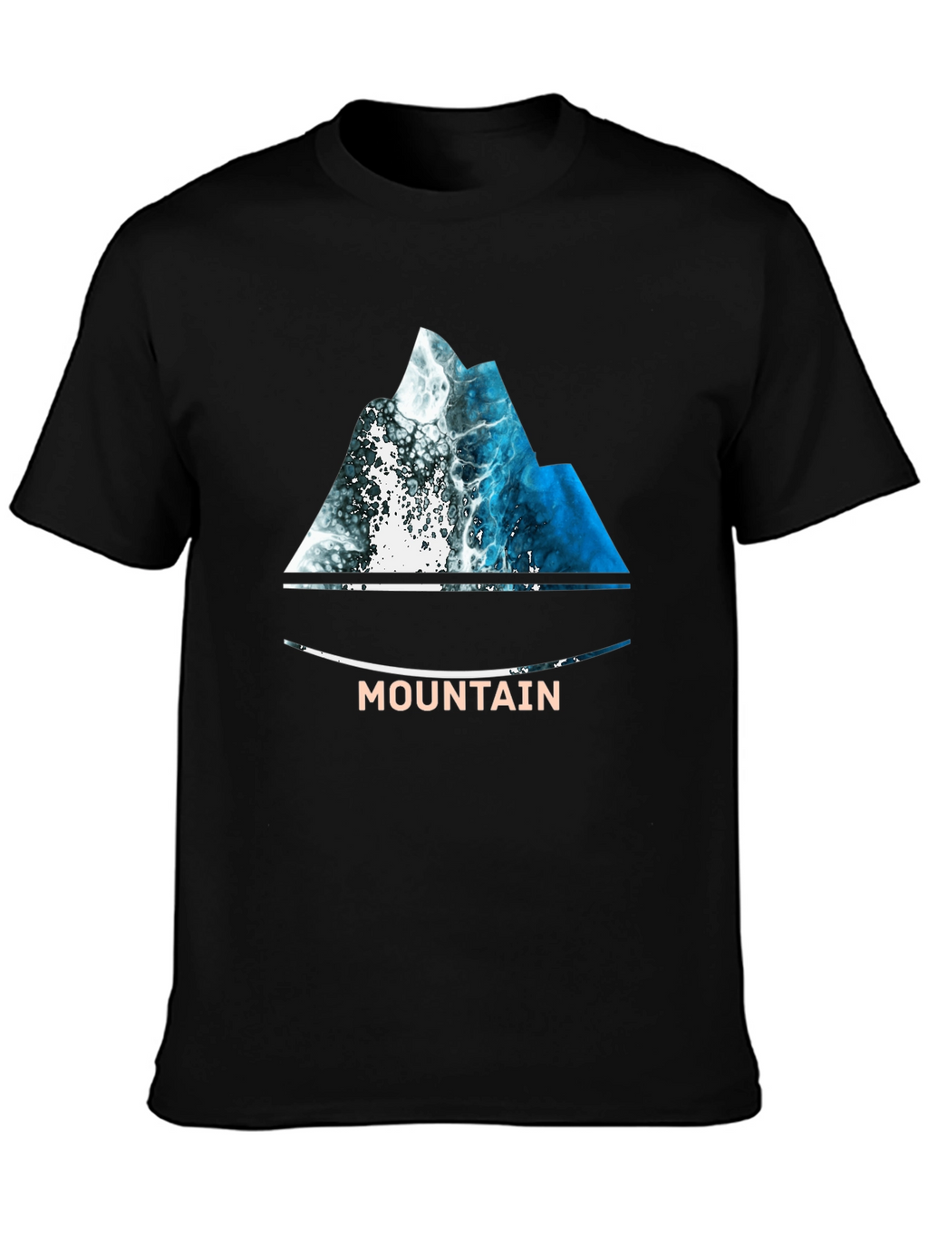 Mountain Wave T-Shirt - Nature Inspired Design