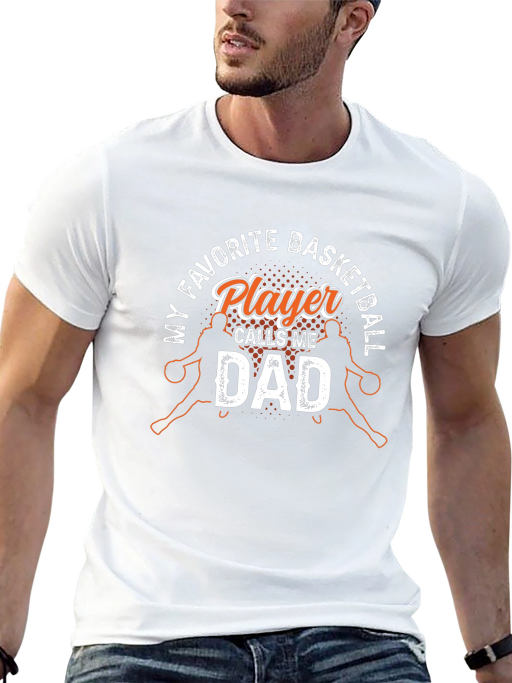 Basketball Dad Graphic T-Shirt