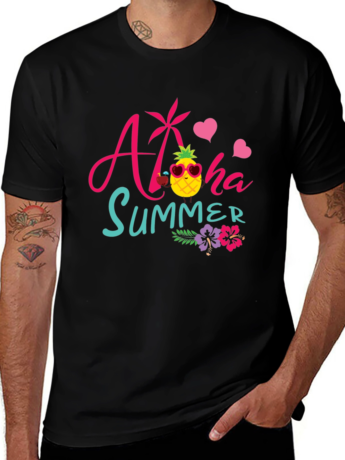Aloha Summer Graphic T-Shirt