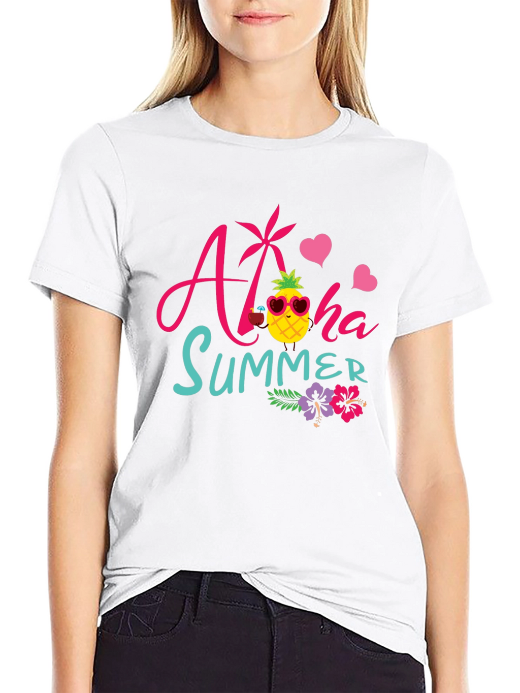 Aloha Summer Graphic T-Shirt