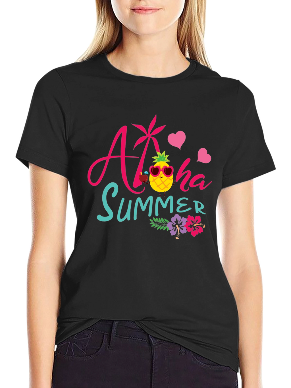 Aloha Summer Graphic T-Shirt