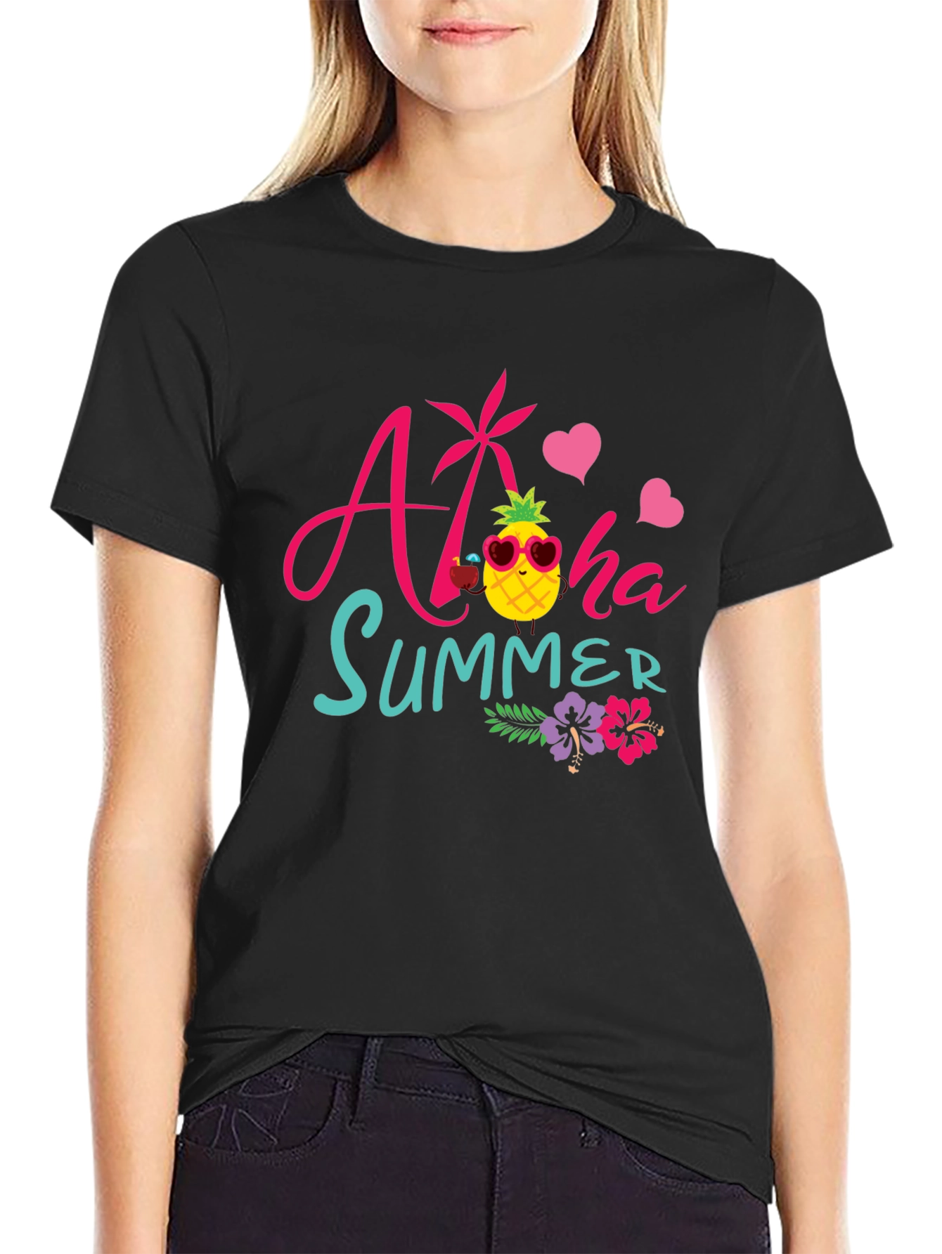 Aloha Summer Graphic T-Shirt