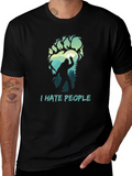 I Hate People Bigfoot T-Shirt