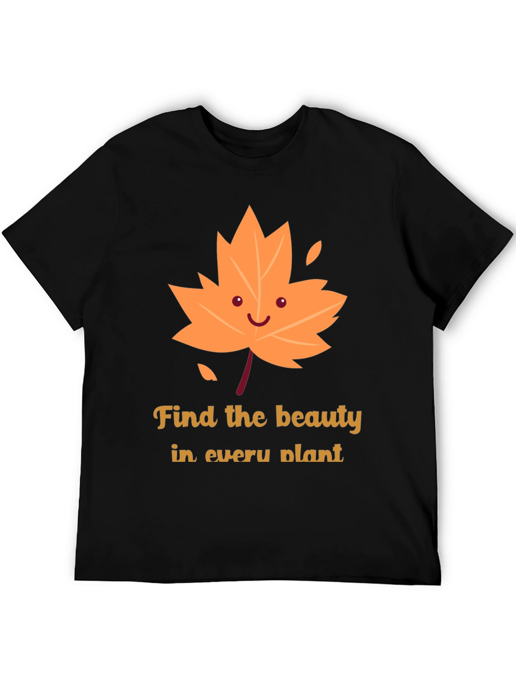 Cute Autumn Leaf Graphic T-Shirt
