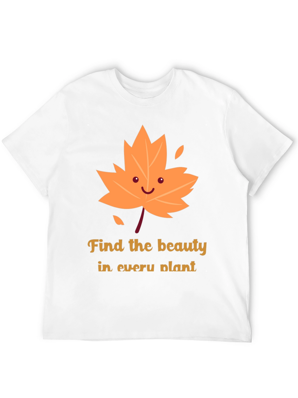 Cute Autumn Leaf Graphic T-Shirt