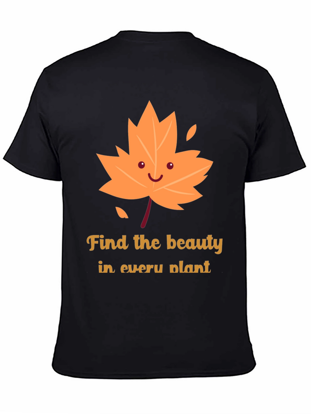 Cute Autumn Leaf Graphic T-Shirt