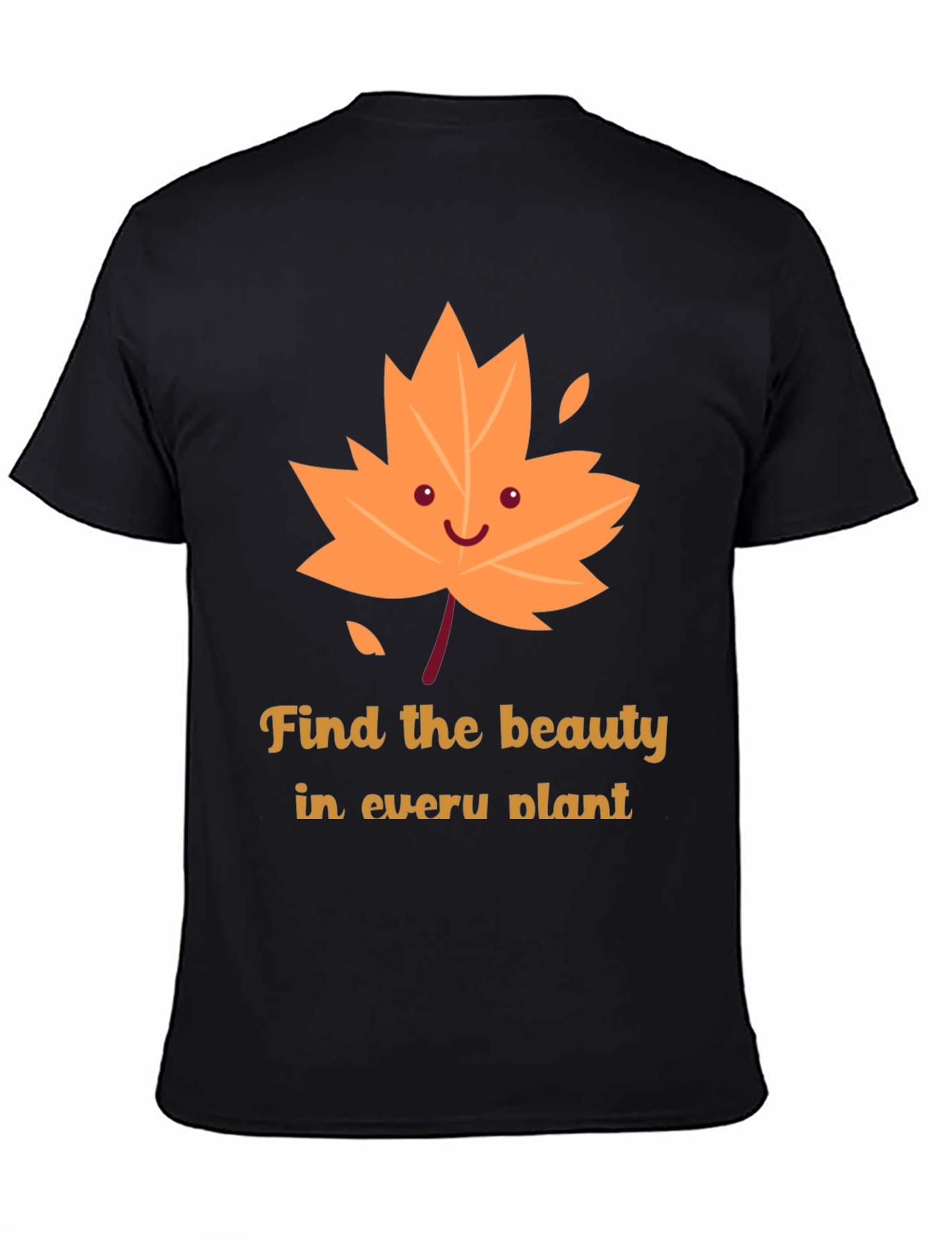 Cute Autumn Leaf Graphic T-Shirt