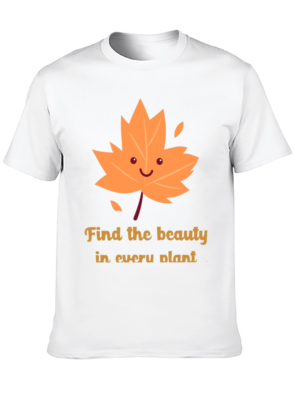 Cute Autumn Leaf Graphic T-Shirt