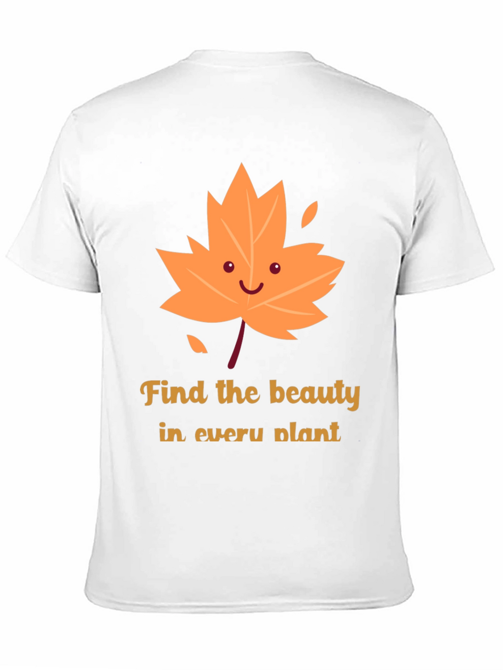Cute Autumn Leaf Graphic T-Shirt