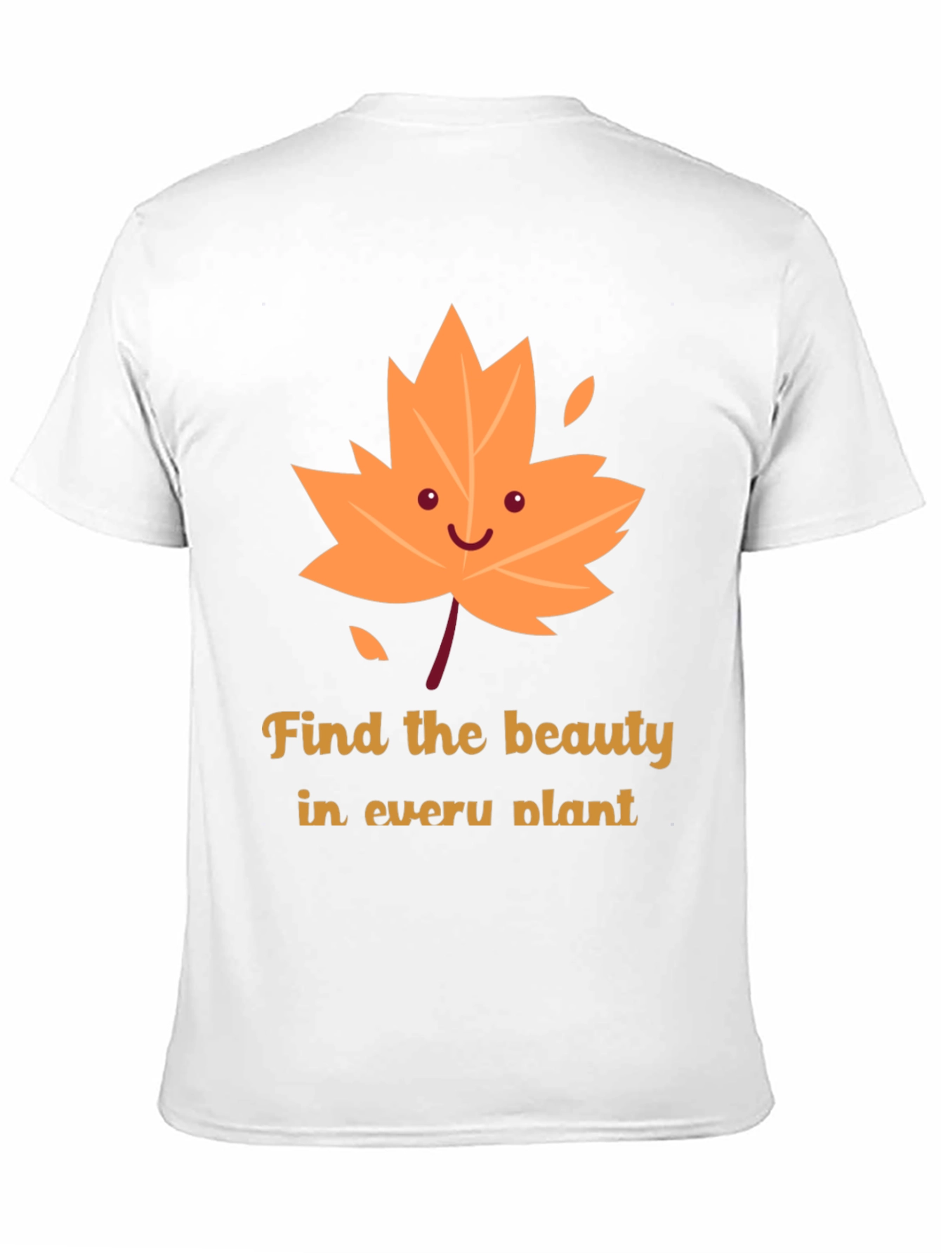 Cute Autumn Leaf Graphic T-Shirt