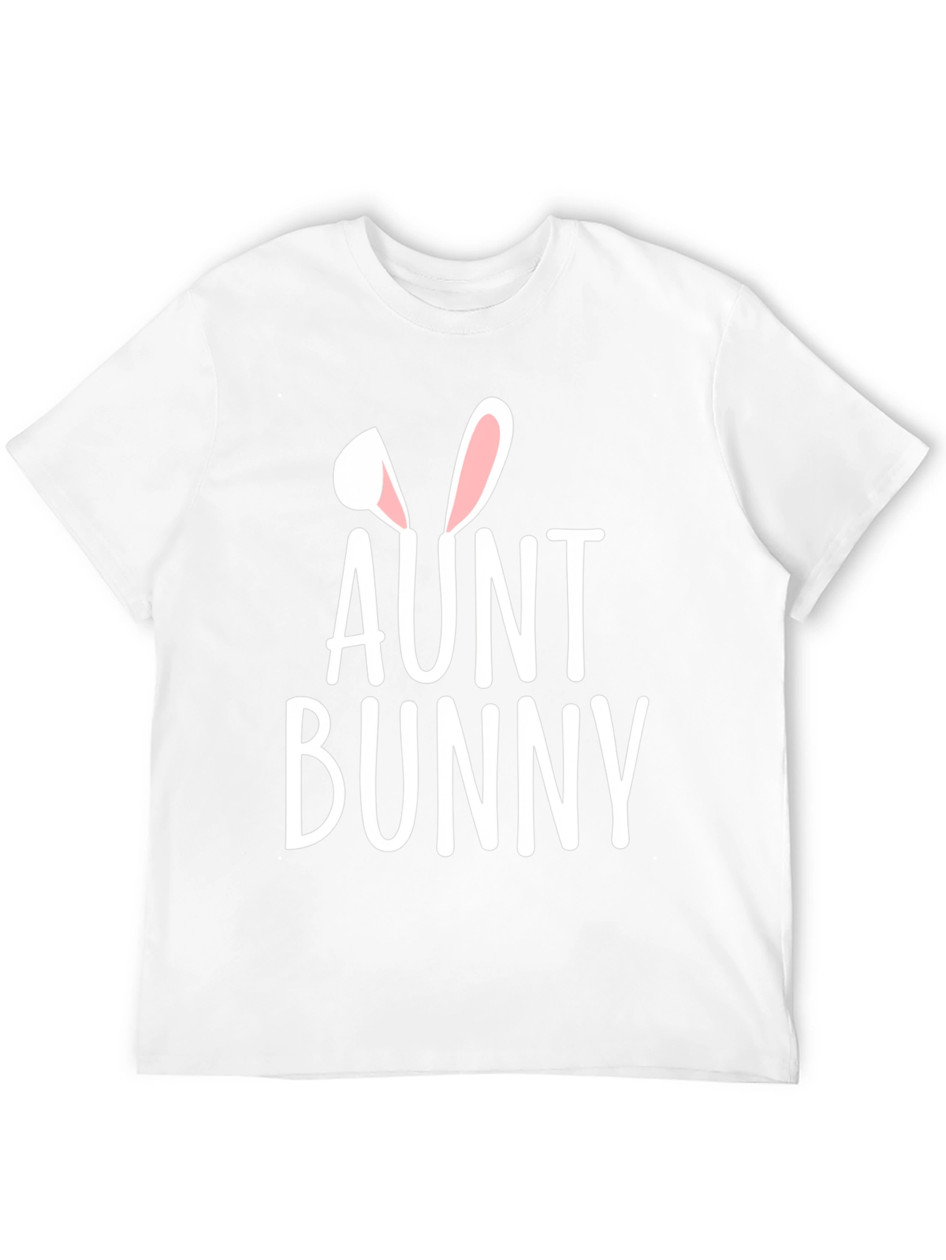 Aunt Bunny Easter T-Shirt - Black Graphic Tee