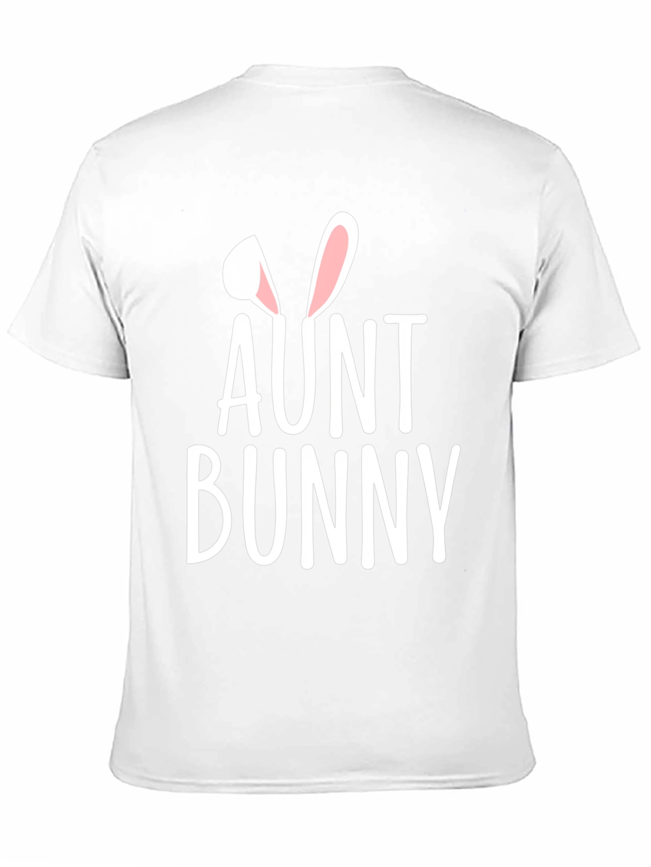 Aunt Bunny Easter T-Shirt - Black Graphic Tee