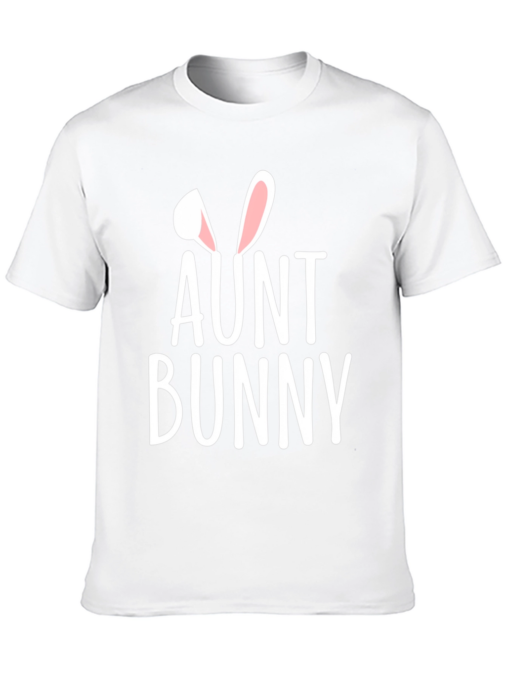 Aunt Bunny Easter T-Shirt - Black Graphic Tee